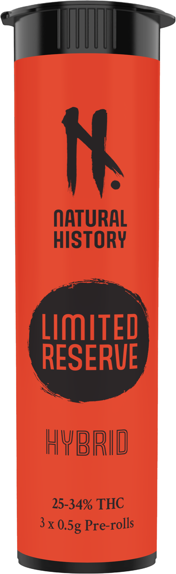 Product image Natural History Limited Reserve Hybrid 3 x 0.5g PreRolls 1