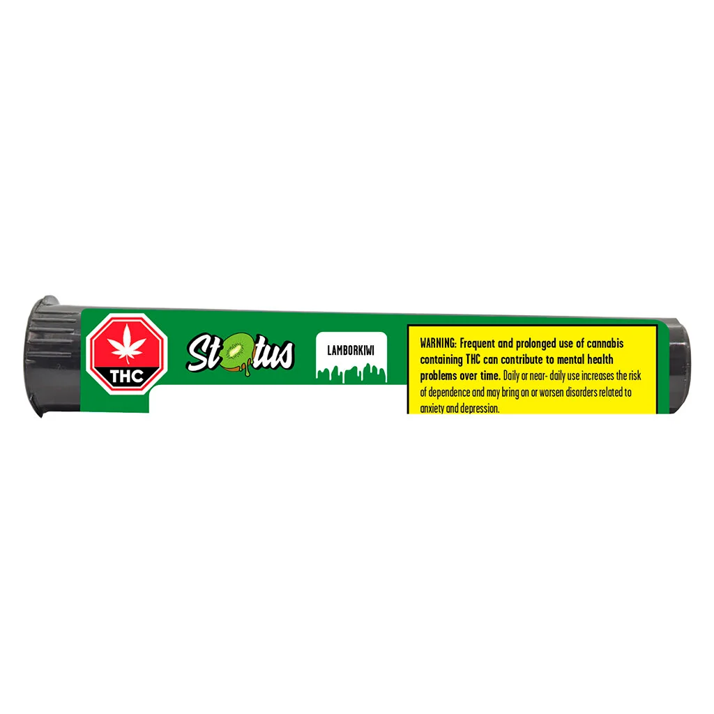 Status - Lamborkiwi Liquid Diamond infused Diamond Coated Pre-Roll