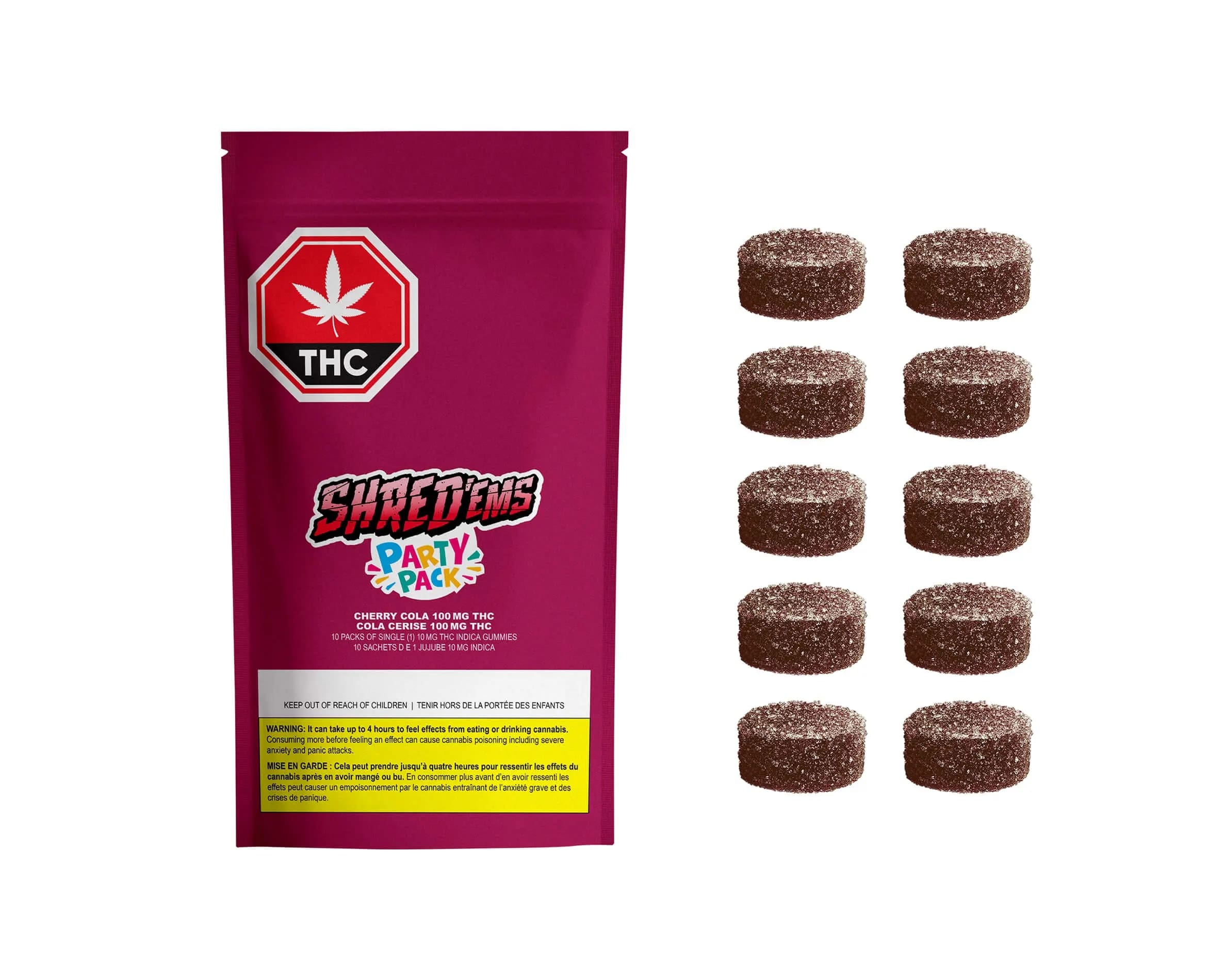 SHRED'EMS - Shred'ems Cherry Cola 10x4.5g