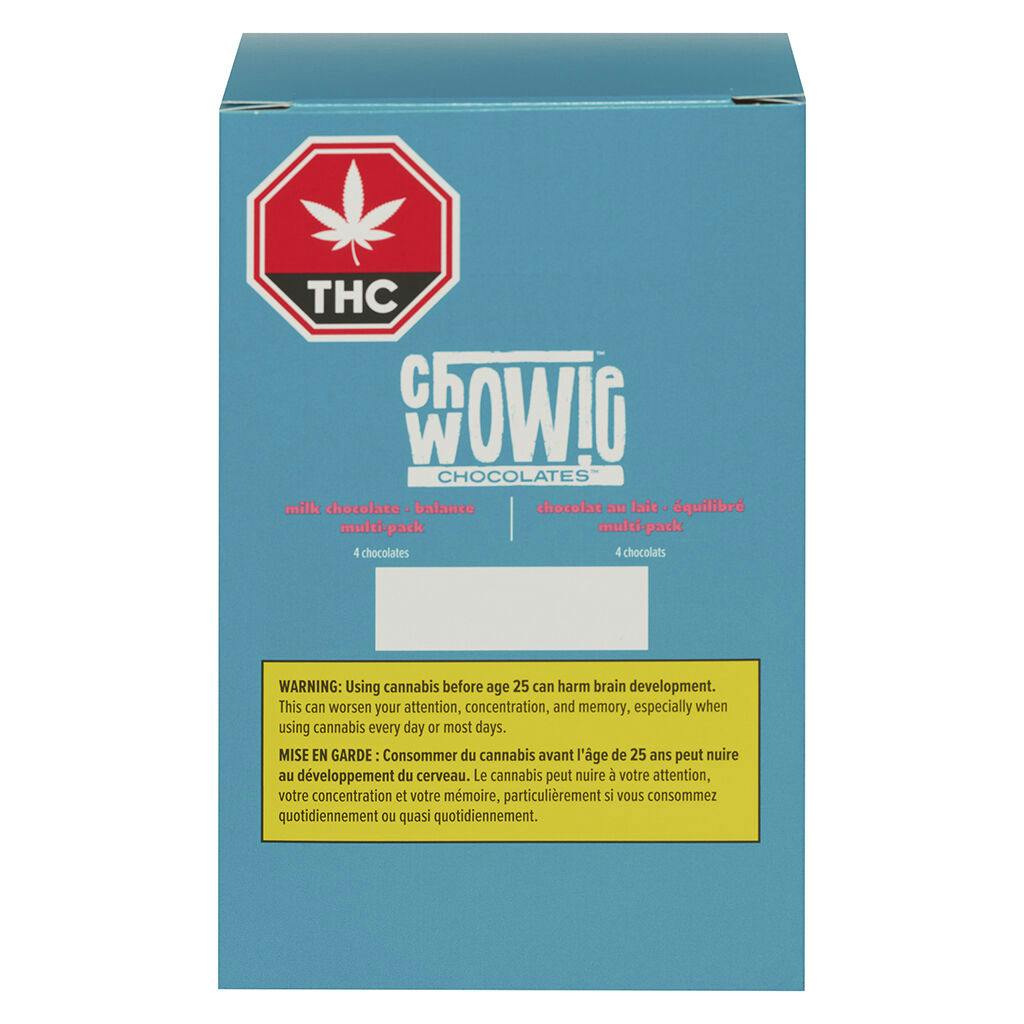 Chowie Wowie - Balanced Milk Chocolate Multi-Pack