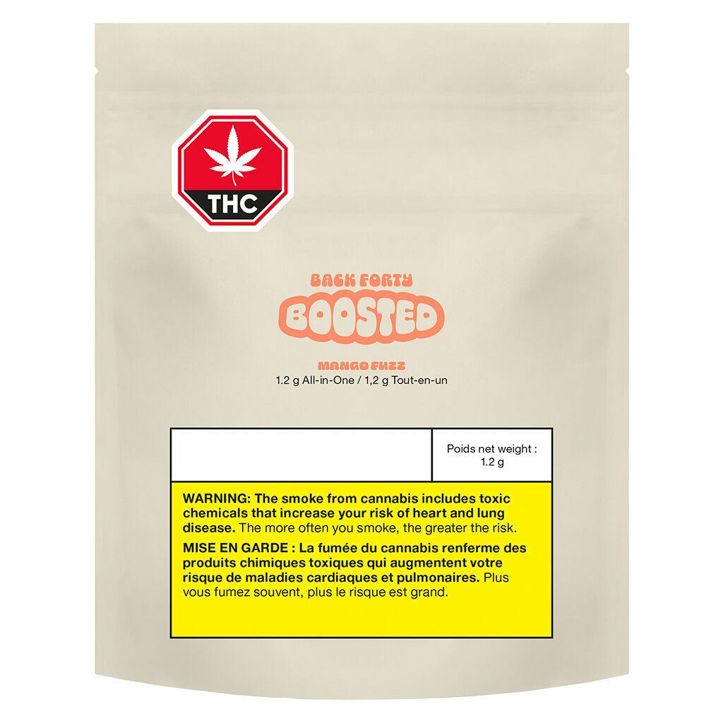 Back Forty - Mango Fuzz BOOSTED All-In-One Vape