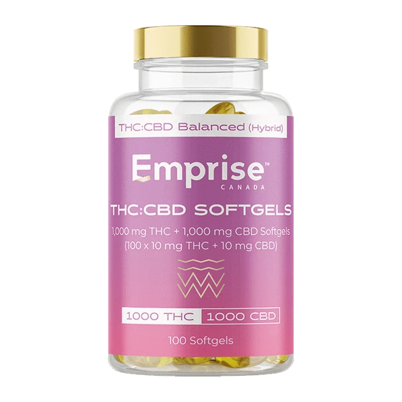 THC:CBD 10:10mg 100 x 0.34 Softgels