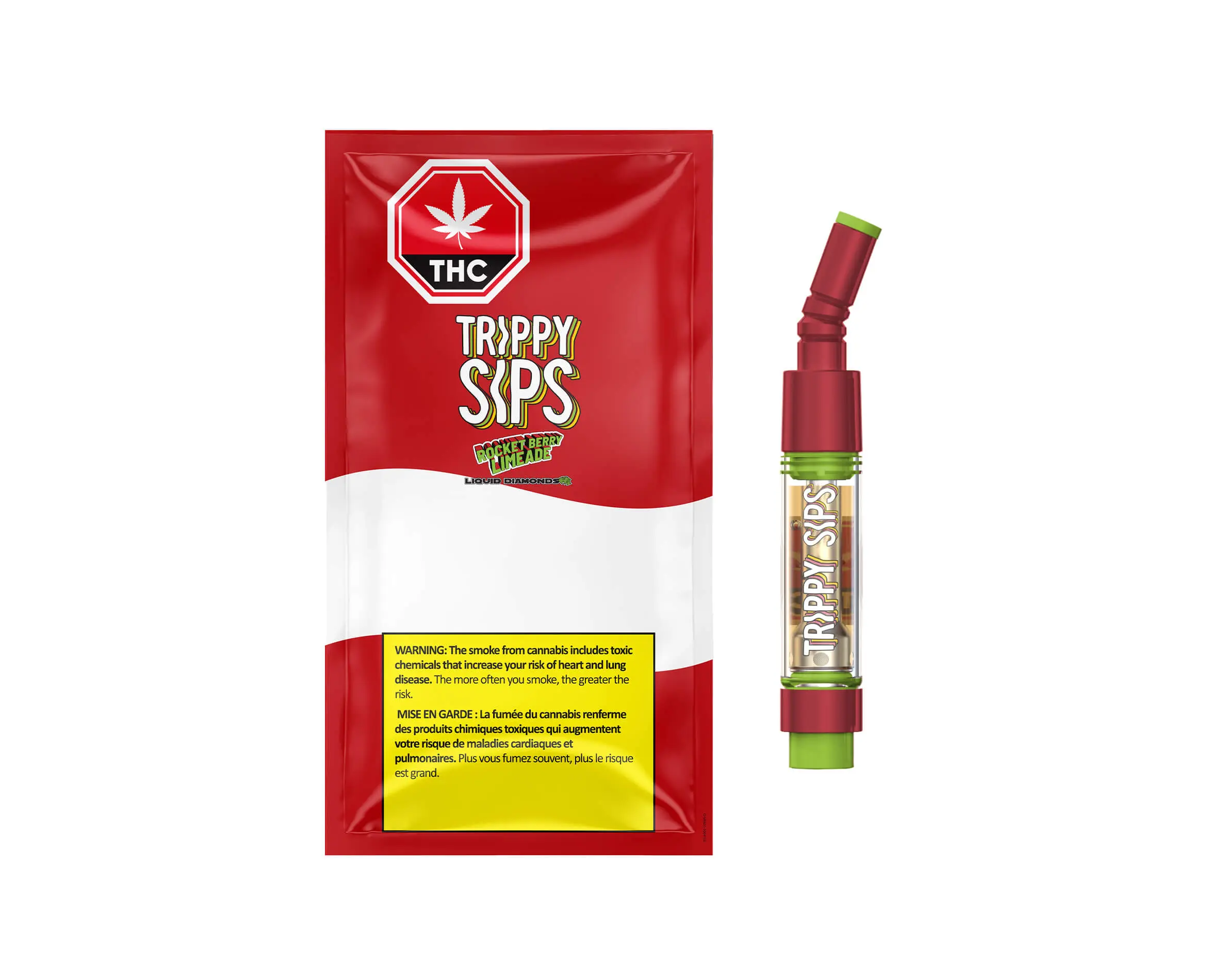 Trippy Sips - Rocket Berry Limeade Liquid Diamond 0.95g Vape