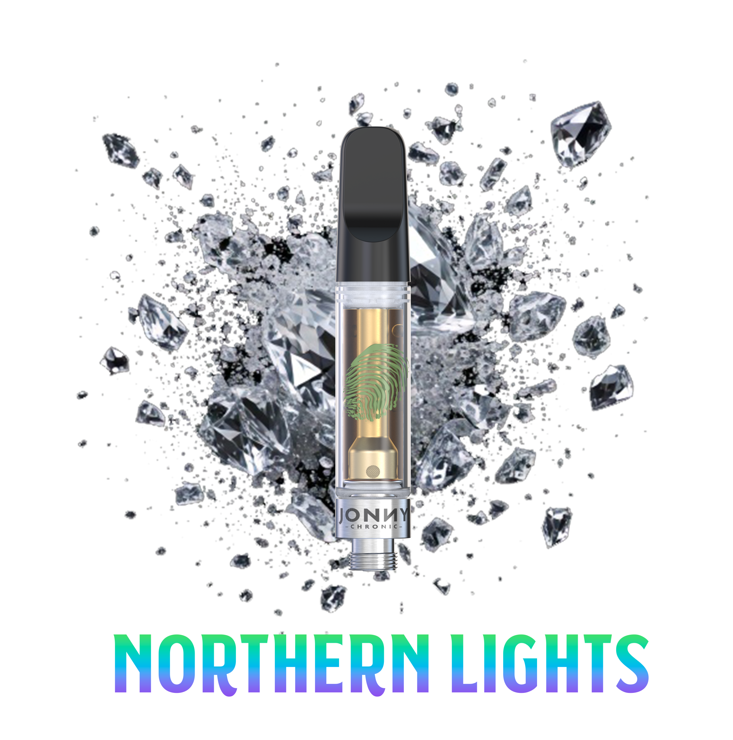 Product image Jonny Chronic Northern Lights Liquid Diamonds 1g Prefilled Vape Cartridge 1