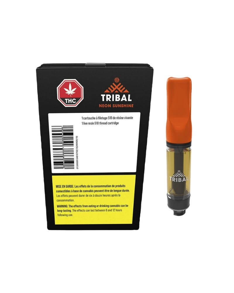 Tribal Neon Sunshine Live Resin 1g Prefilled Vape Cartridge