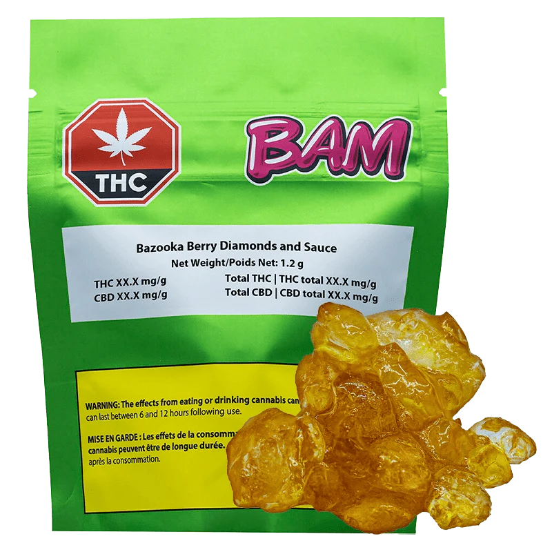 BAM Bazooka Berry 1.2g Diamonds and Sauce