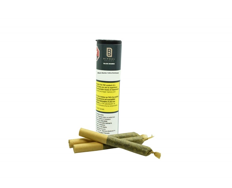Product image Black Mamba 3 x 0.5g PreRolls 1