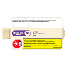 Product image Standard Issue - Grape 510 Thread Vape Cartridge 1g 1