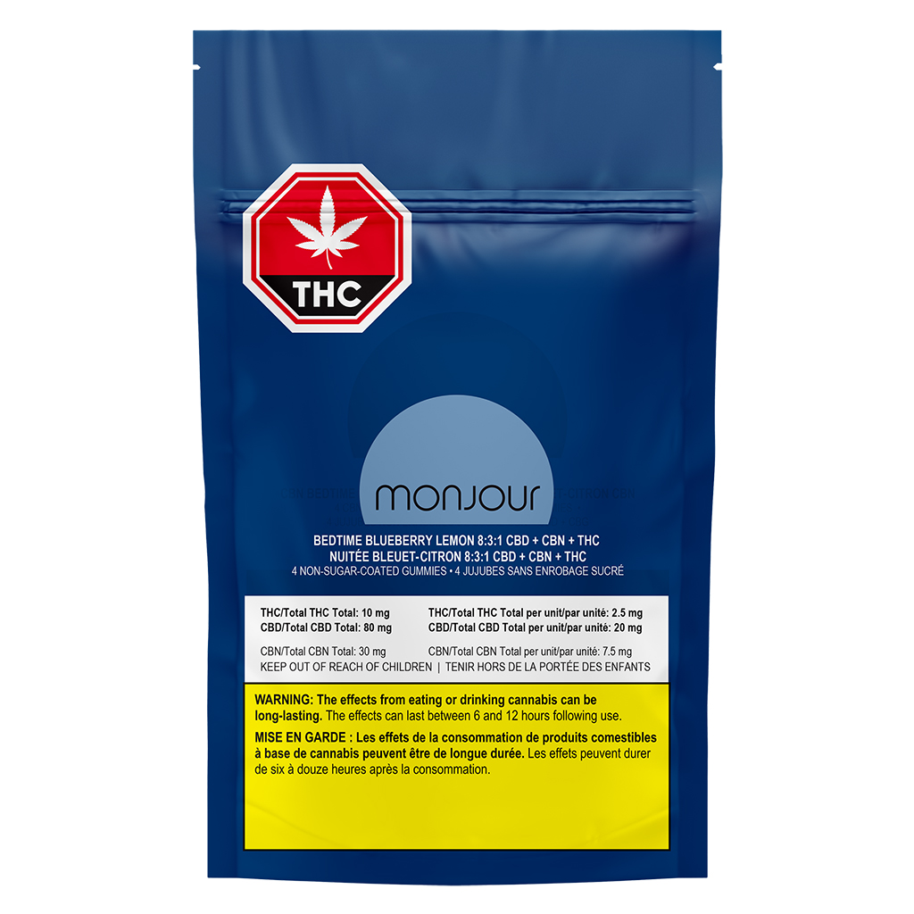 Monjour - Monjour CBN Bedtime Blueberry Lemon Multi-Pack