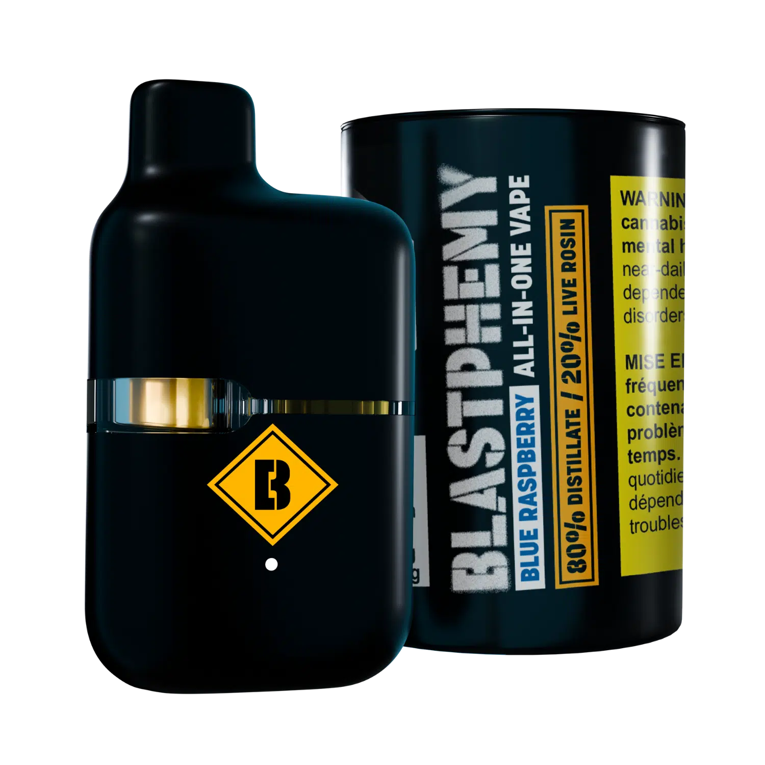 Product image BLASTPHEMY 80:20 Blue Raspberry 1g Disposable Vape 1