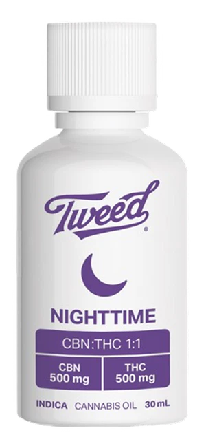 Tweed - Tweed Nighttime (CBN:THC) 1:1 Indica 30ml