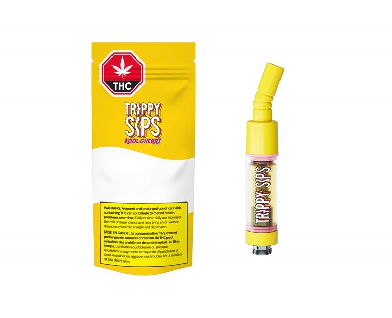 Trippy Sips Kool Cherry Liquid Diamond 0.95g Prefilled Vape Cartridge