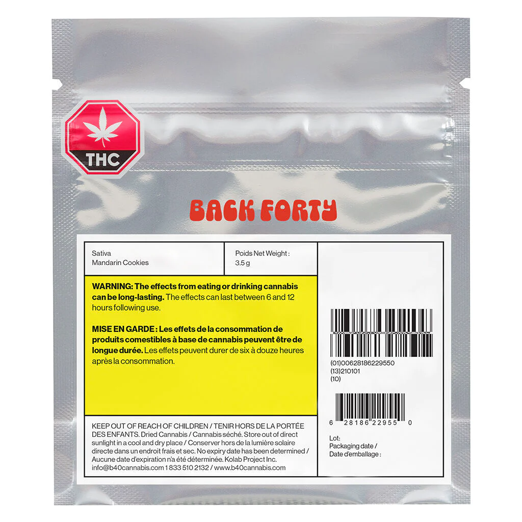 Mandarin Cookies 28g Dried Flower