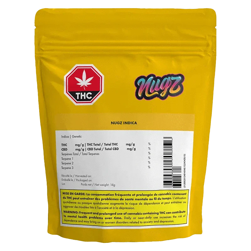 Nugz Indica 14g Dried Flower