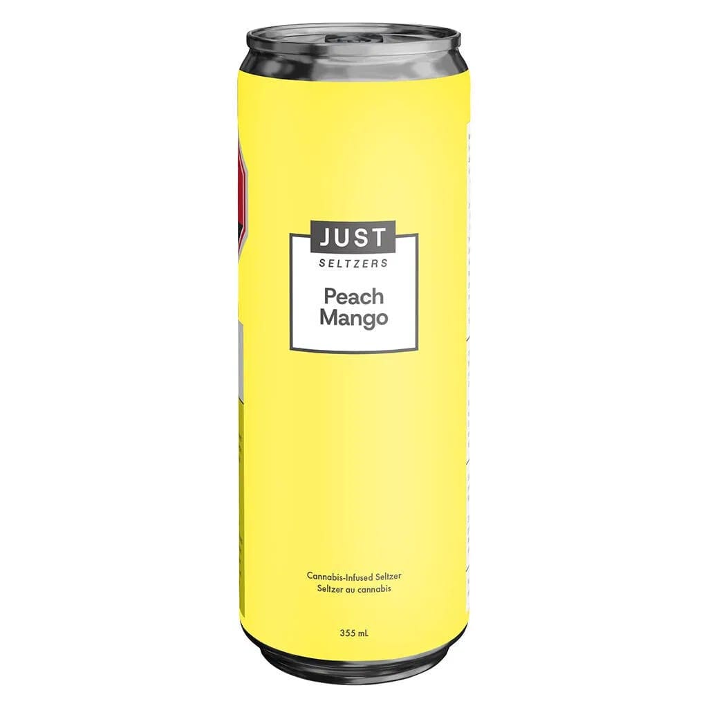 Product image JUST Seltzers Peach Mango THC 355 ml Seltzer 1