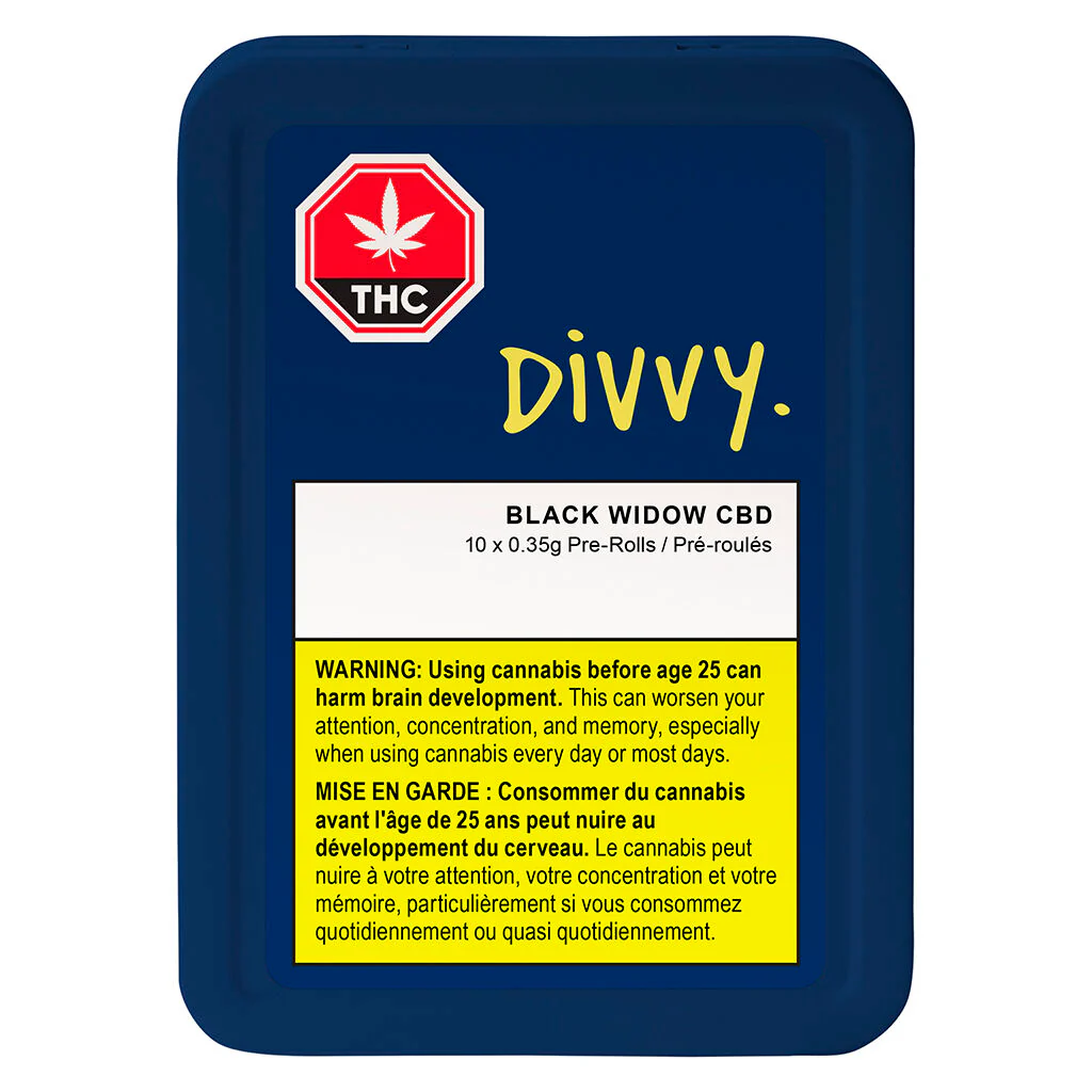 Product image Divvy - Black Widow CBD 1