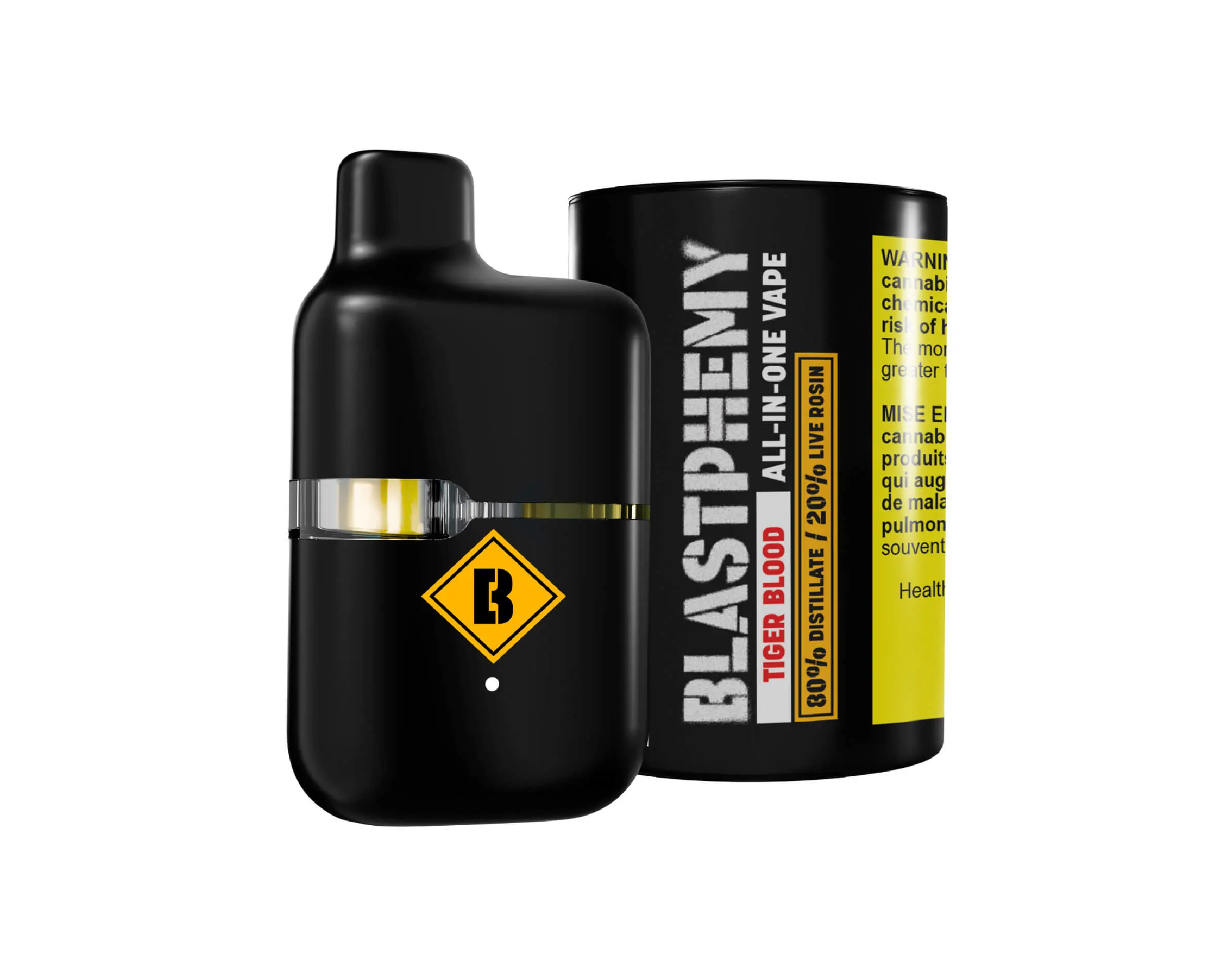 BLASTPHEMY - Tiger Blood 80/20 Distillate/Live Rosin All-In-One Vape
