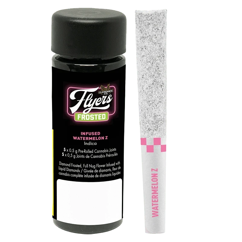 Frosted Watermelon Z 5 x 0.5g Liquid Diamond Infused PreRolls