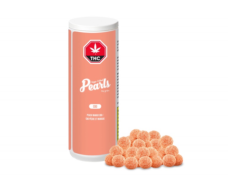 Product image Peach Mango CBD 25 x 3.5g Soft Chews  25 x 30mg CBD 1