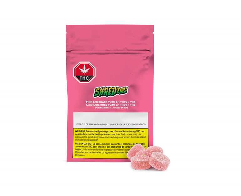 Product image Pink Lemonade Yuzu 2:1 THCV/THC 4 x 4.5g Soft Chews 1