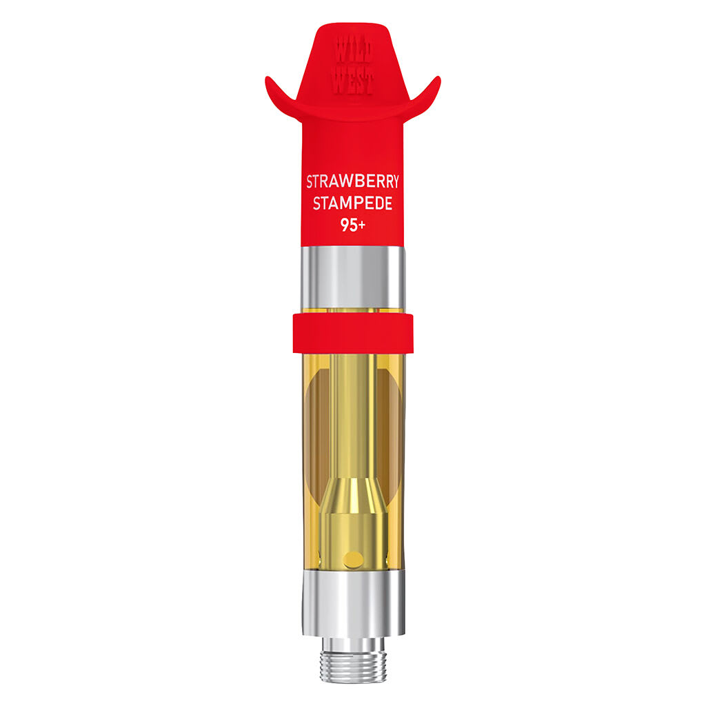 Wild West Strawberry Stampede Liquid Diamonds 0.95g Prefilled Vape Cartridge  0.95g Sat