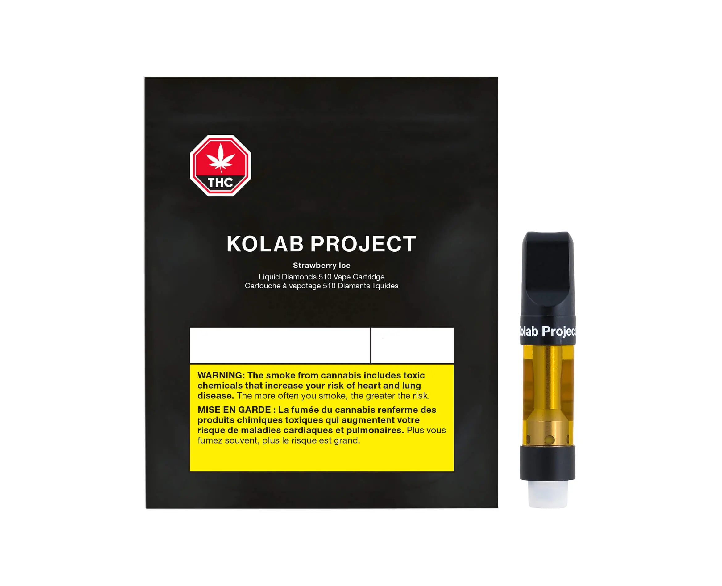 Kolab Project - Strawberry Ice Diamonds 510 Thread Cartridge