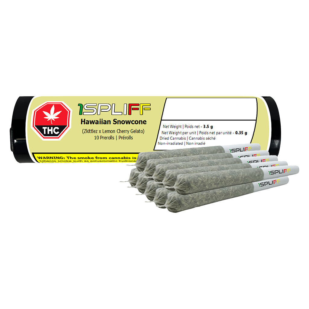 Product image Hawaiian Snowcone 10 x 0.35g PreRolls 1
