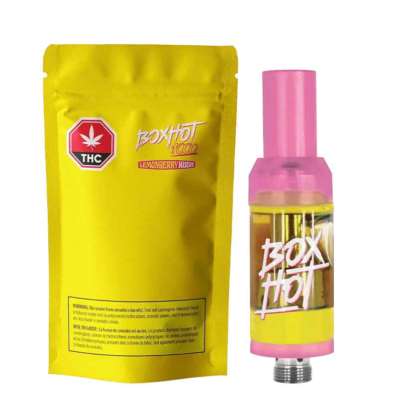 BOXHOT Lemonberry Kush 1.2g Prefilled Vape Cartridge  1.2g Ind