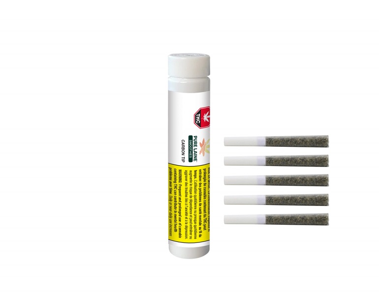 Product image Smoothies Sativa Carbon Tip 5 x 0.5g PreRolls 1