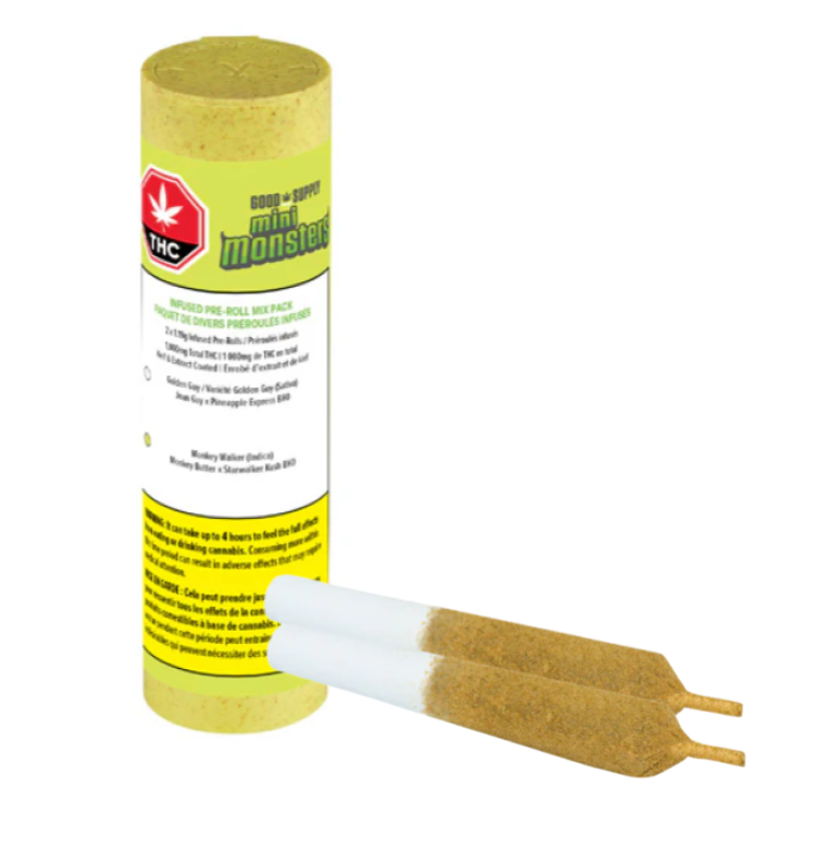 Mini Monsters: Mix Pack 2 x 1.19g Infused PreRolls