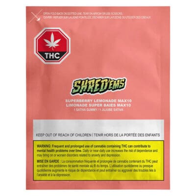 SHRED'EMS - Shred'ems Superberry Lemonade MAX10