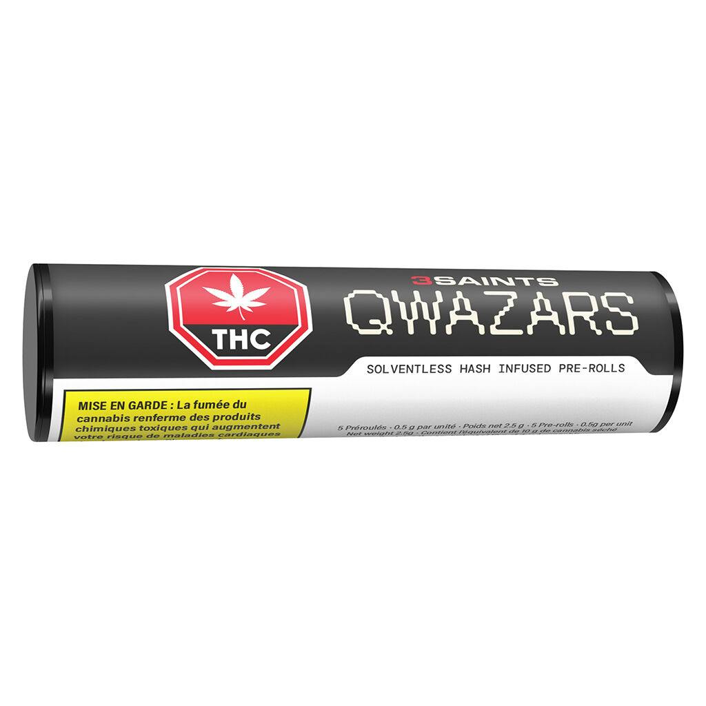 3Saints - Qwazars - Solventless Hash Infused