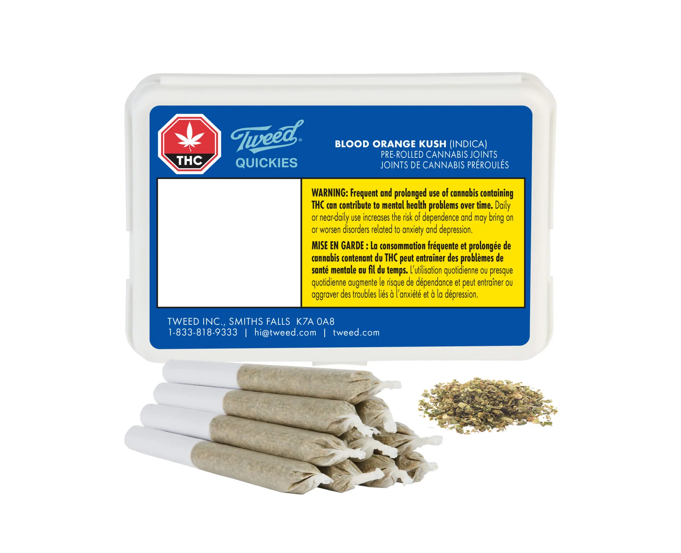 Product image Quickies Blood Orange Kush 10 x 0.35g PreRolls 1