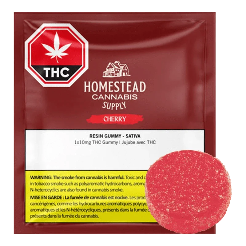 Homestead - Cherry Sativa 1 x 10mg Soft Chew