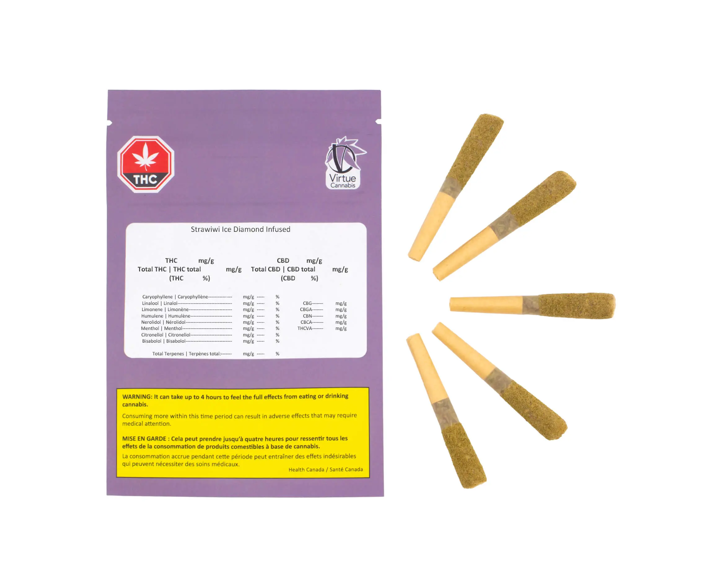 Product image Virtue Cannabis - Raspberry Lemonade Diamond Infused 1