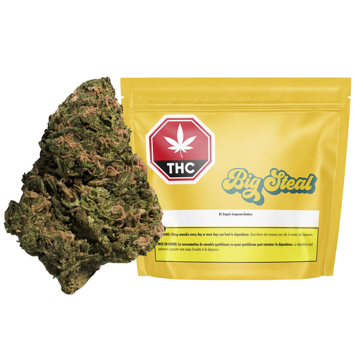 Product image Big Steal - BC Organic Sun Grown Bonkers 28g Dried Flower 1