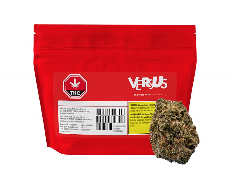 BC Purple Kush 28 g Whole Flower