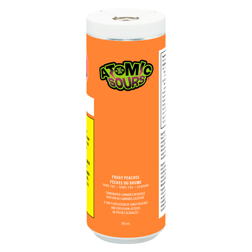 XMG Atomic Sours Foggy Peaches 355ml Beverage