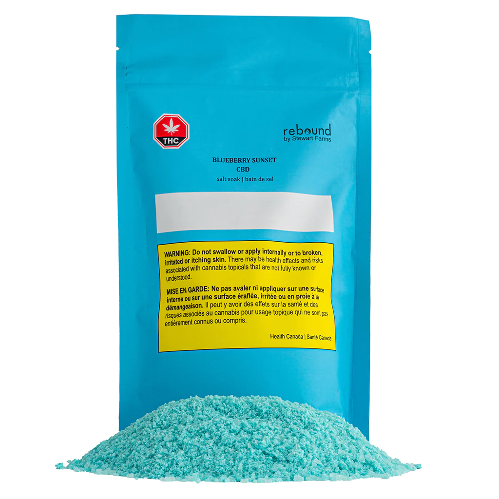 Blueberry Sunset CBD 500g Salt Soak  1000mg CBD