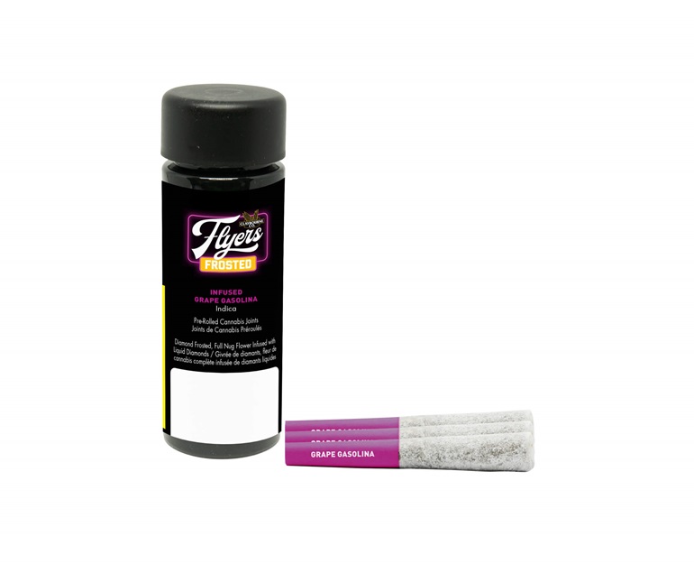 Product image Grape Gasolina 3 x 0.5g Liquid Diamond Infused PreRolls  3 x 1