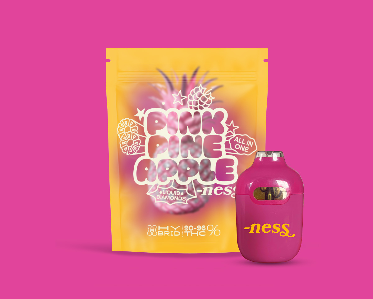 ness - -ness Pink Pineapple Liquid Diamonds AIO