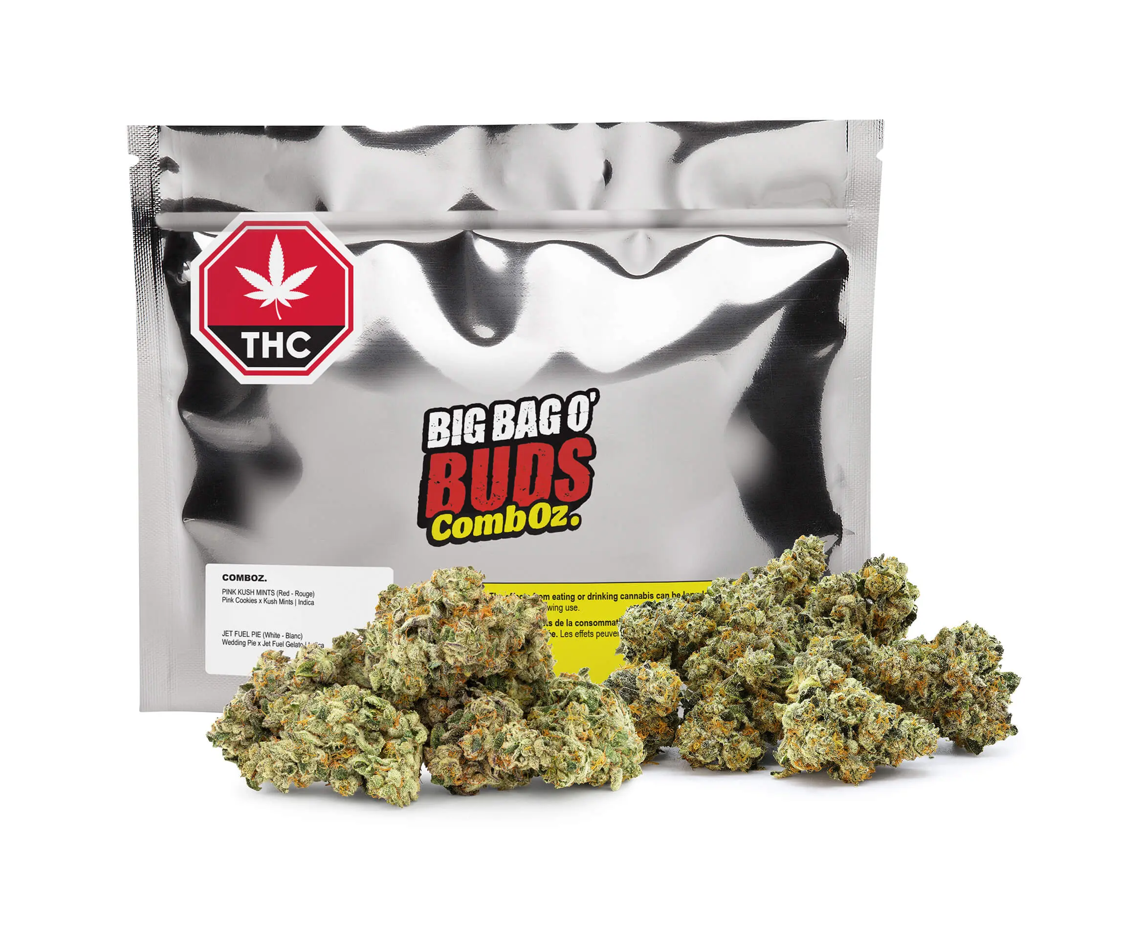 Comboz Pink Kush Mints + Jet Fuel Pie Indica 2 x 14g Dried Flower