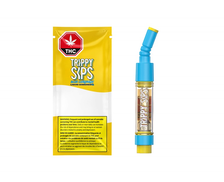 Trippy Sips Blue Lemonade Liquid Diamond 0.95g Prefilled Vape Cartridge  0.95g Sat