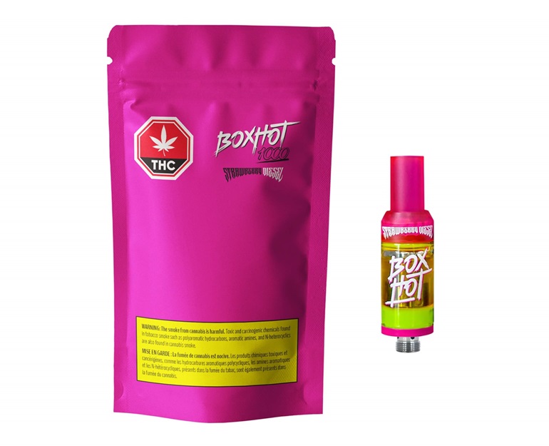 BOXHOT Strawberry Diesel 1.2g Prefilled Vape Cartridge  1.2g Sat