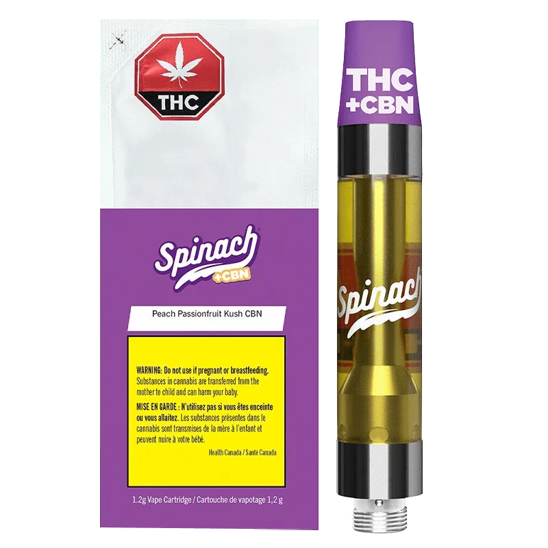 Spinach Peach Passionfruit 10:1 THC:CBN 1.2g Disposable Vape
